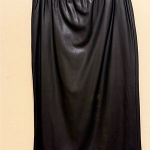 BCBGMaxAzria Black Midi Pencil Skirt